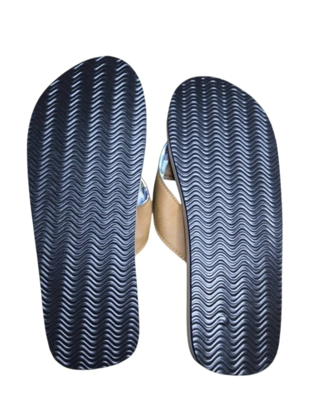 Corona Extra Strap Flip Flop Sandals with Bottle Opener in Brown, Size 13 Men's.